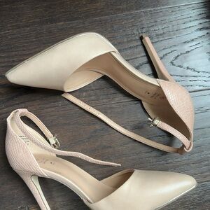 Elegant Beige Women's Heels